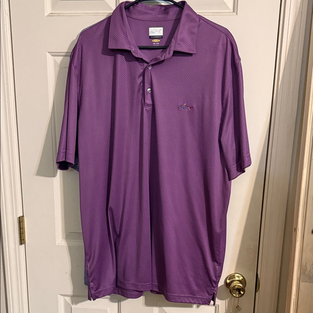 Greg Norman Collection Purple Polo Shirt